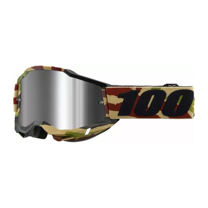 100% MX Goggles Accuri 2 Mission Silver Mirror